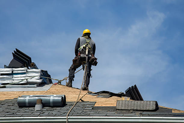 Professional Roofing technician working in Hartland, VT